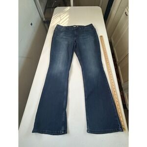 Lee Regular Fit Boot Cut Mid Rise Blue Denim Jeans Women's Size 18L